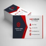 Double side printed visiting cards