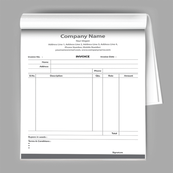 Bill Book/ Invoice book - Image 4